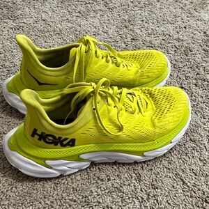 Hoka women’s  Yellow Running Shoes
